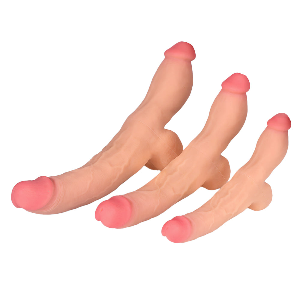 Realistic-Double-Ended-Dildo-Vaginal-Anal-Play-Flexible-For-Women-Lesbian-Couples-1