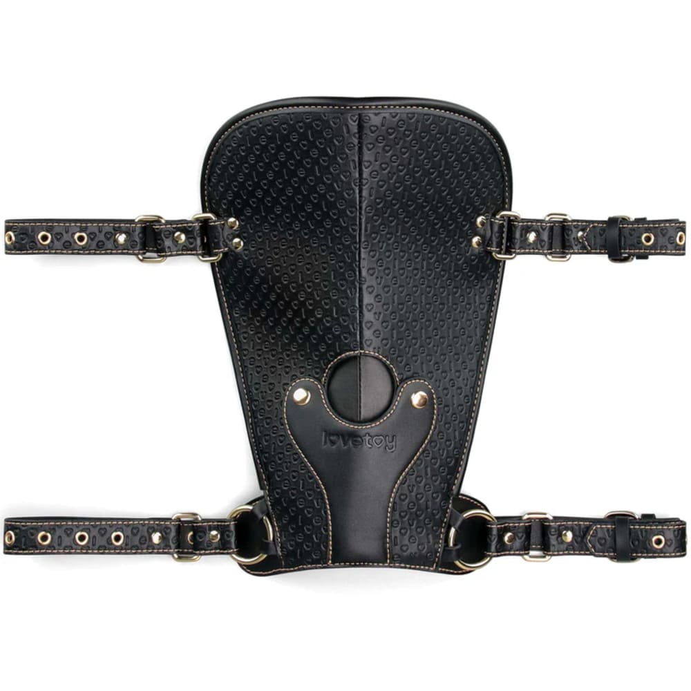 Rebellion Reign - Leather Strap On Harness & Versatile O-Ring Mount