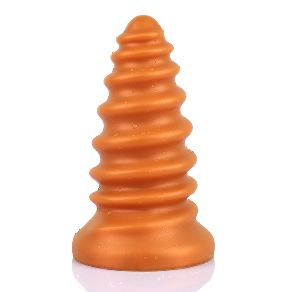Milo - Ribbed Butt Plug - Soft Anal Dilator - Huge Anal Toy - Anal Sex Milo - Ribbed Butt Plug - Soft Anal Dilator - Huge Anal Toy - Anal Sex