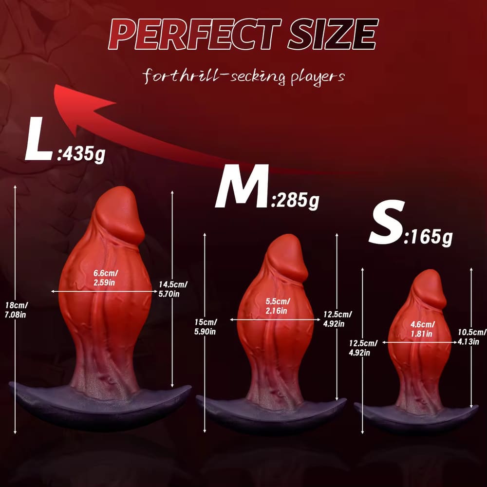 Rosso - Knot Butt Plug - Anal Toy