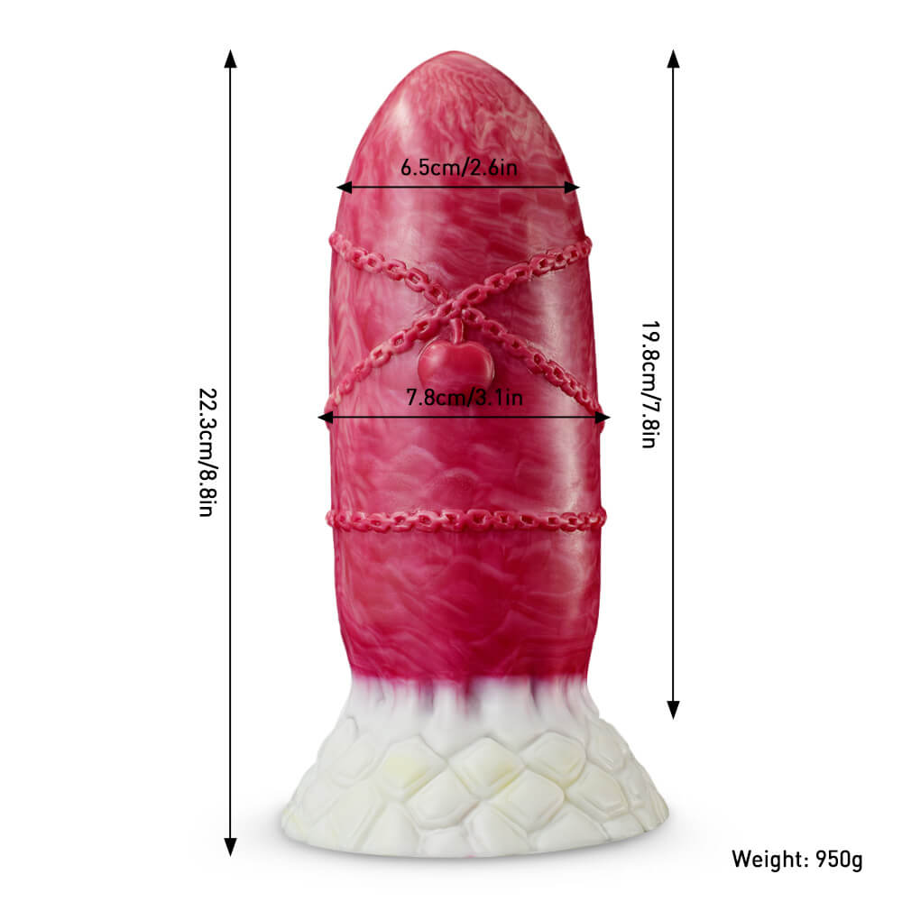 Drake's Egg - Huge Anal Plug - Thick Butt Plug with Suction Cup