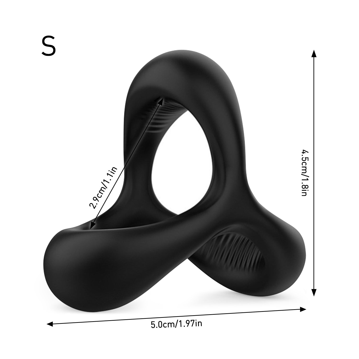 O-RING 04 - Silicone Cock Ring - Penis Ring - Triangle