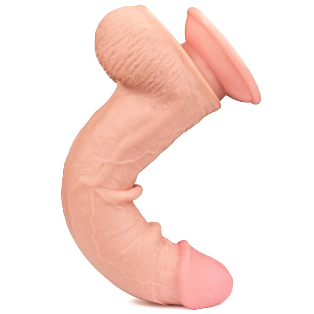 Sliding Skin - 9 Inch Ultra-Realistic Dildo - Suction Cup Dildo