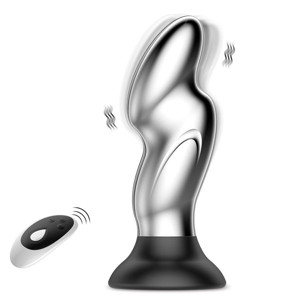 Smooth - Remote E-Stim Metal Prostate Massager Smooth - Remote E-Stim Metal Prostate Massager