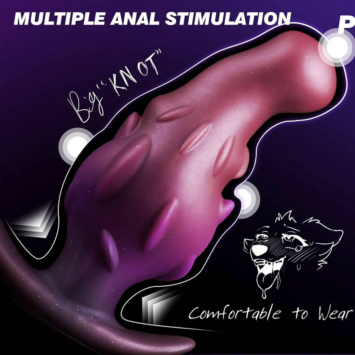 Sweetsop - Silicone Anal Plug - Fantasy Butt Plug - 4 Sizes
