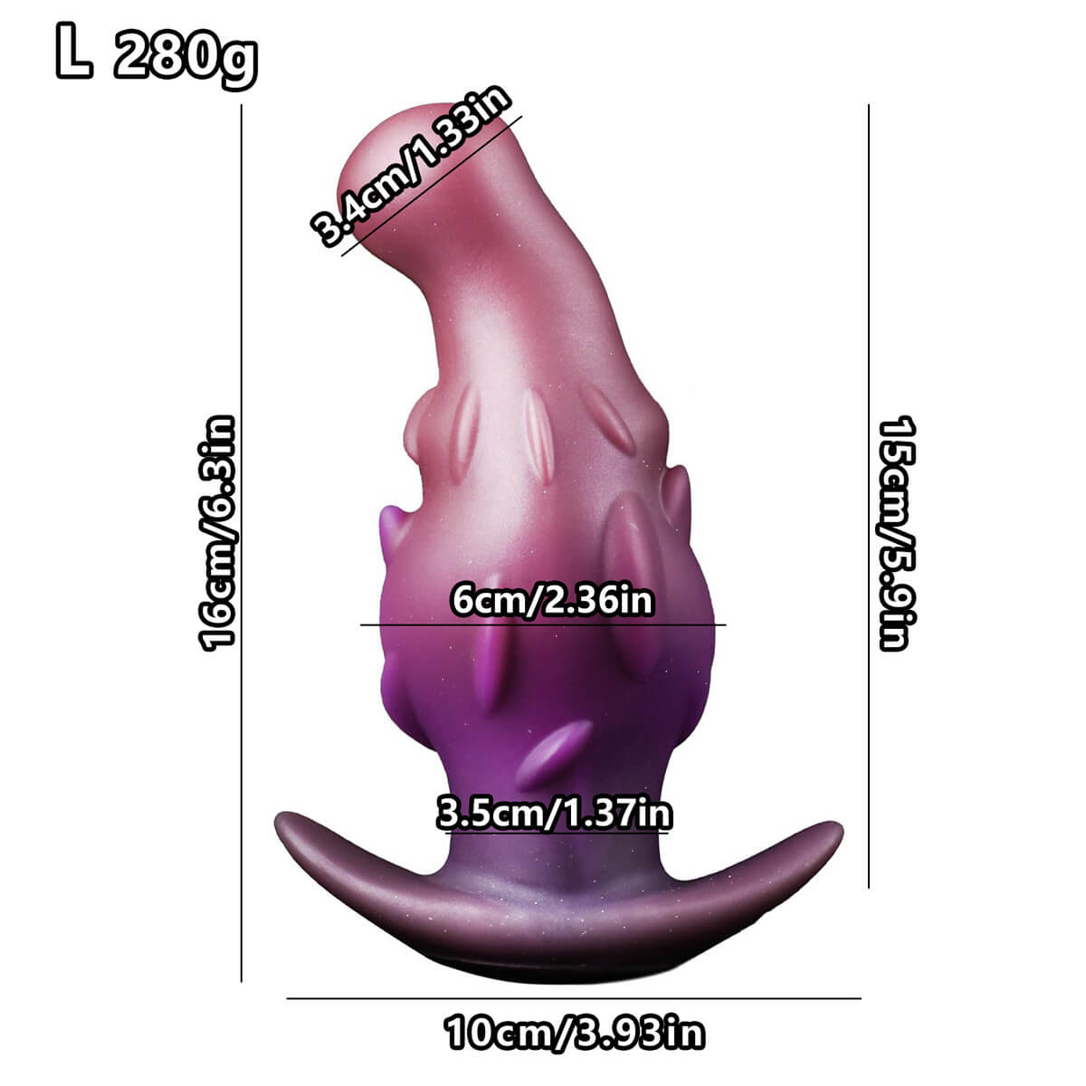 Sweetsop - Silicone Anal Plug - Fantasy Butt Plug - 4 Sizes