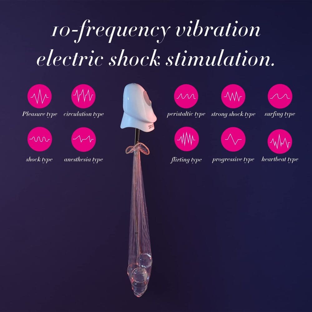 Vibrating & E-stim Metal Urethral Sounds