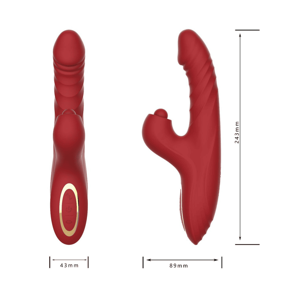 Violet-4-in-1-G-Spot-Vibrator-Clitoral-Sucker-App-Controlled