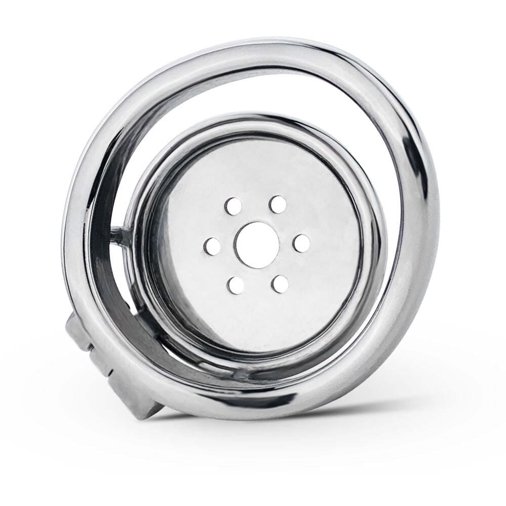 Zero - Stainless Steel Flat Chastity Cage