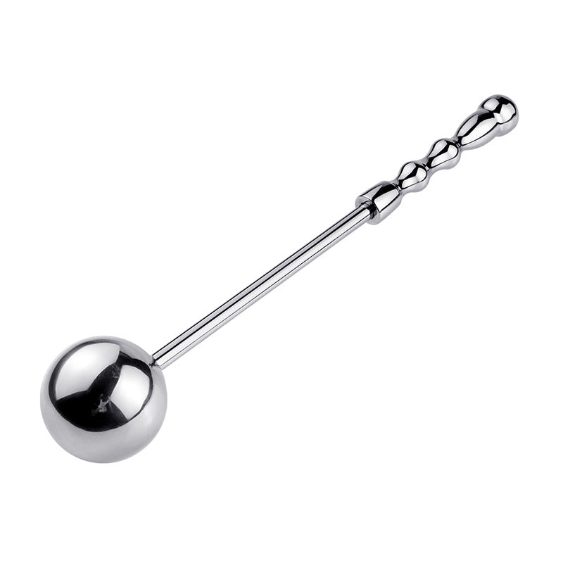 dildo on fishing pole Beaded Stainless Steel Dildo – Straight Metal Rod