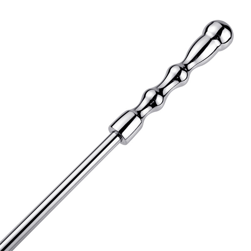beaded-stainless-steel-dildo-straight-metal-rod