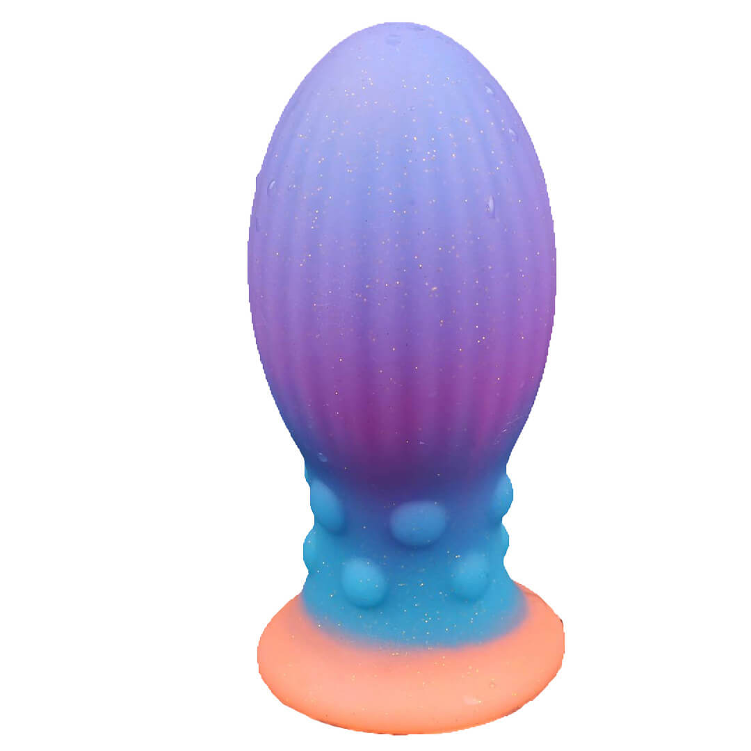 glowing anal plug Ouch! Glow in the Dark Butt Plug with Cock Ring and Ball Strap