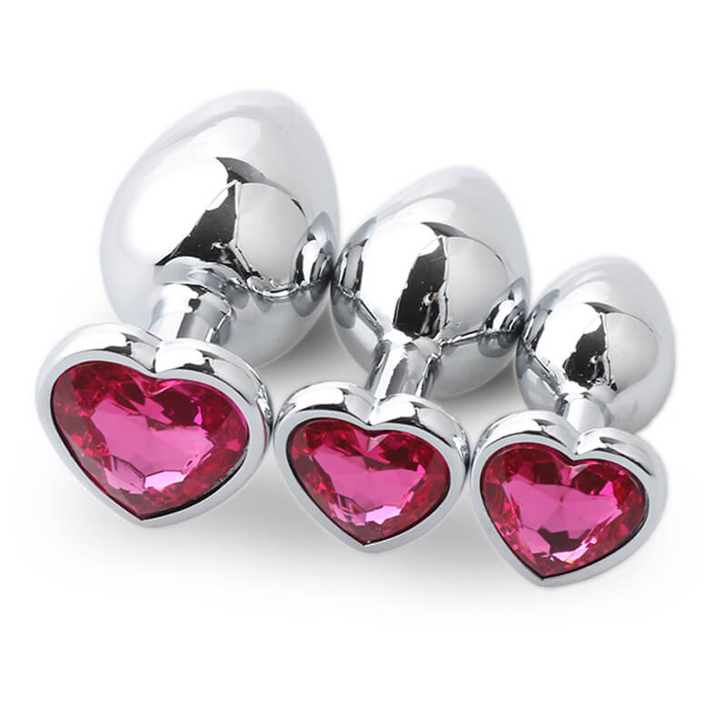 heart-metal-anal-plug-set-training-kit
