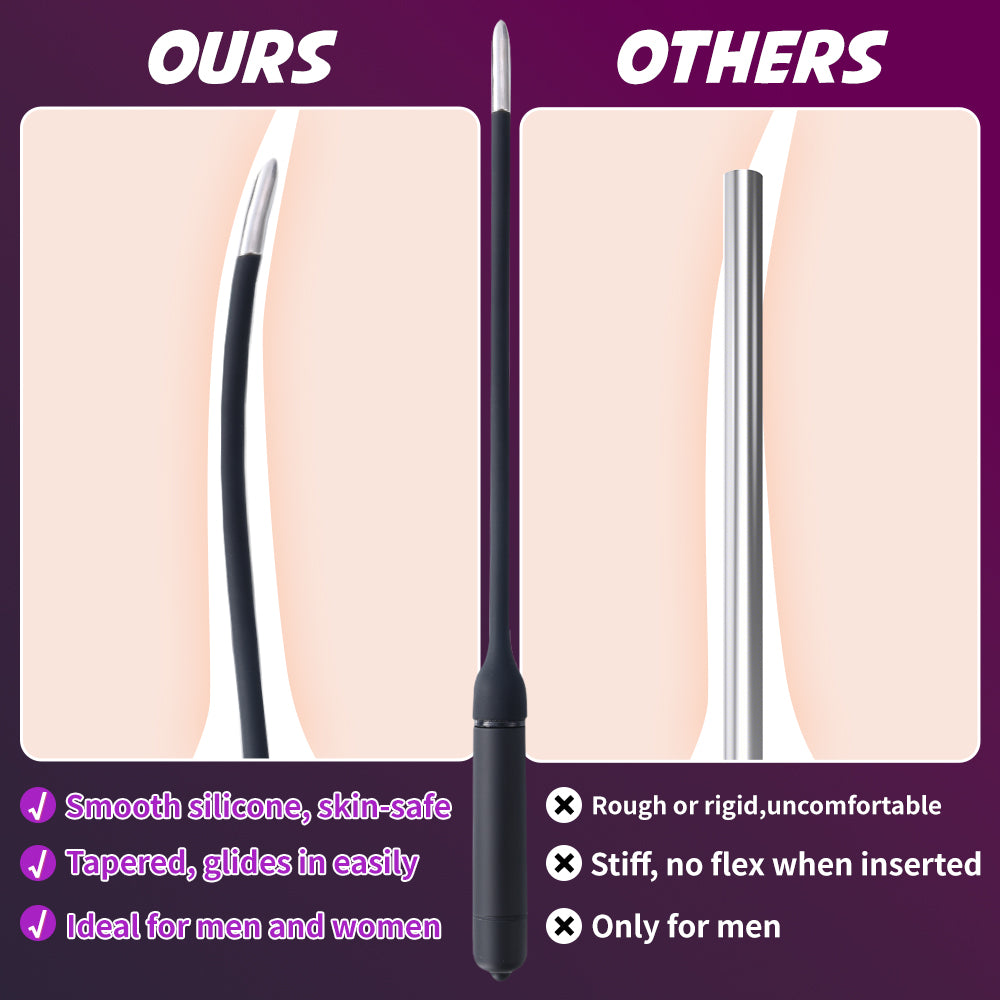 10-Speed Long Vibrating Urethral Sound