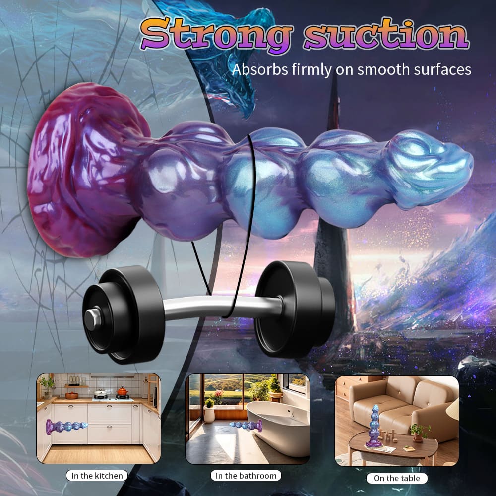 Nebulon - 3 Knots Dildo - Alien Fantasy Dildo - 3 Sizes