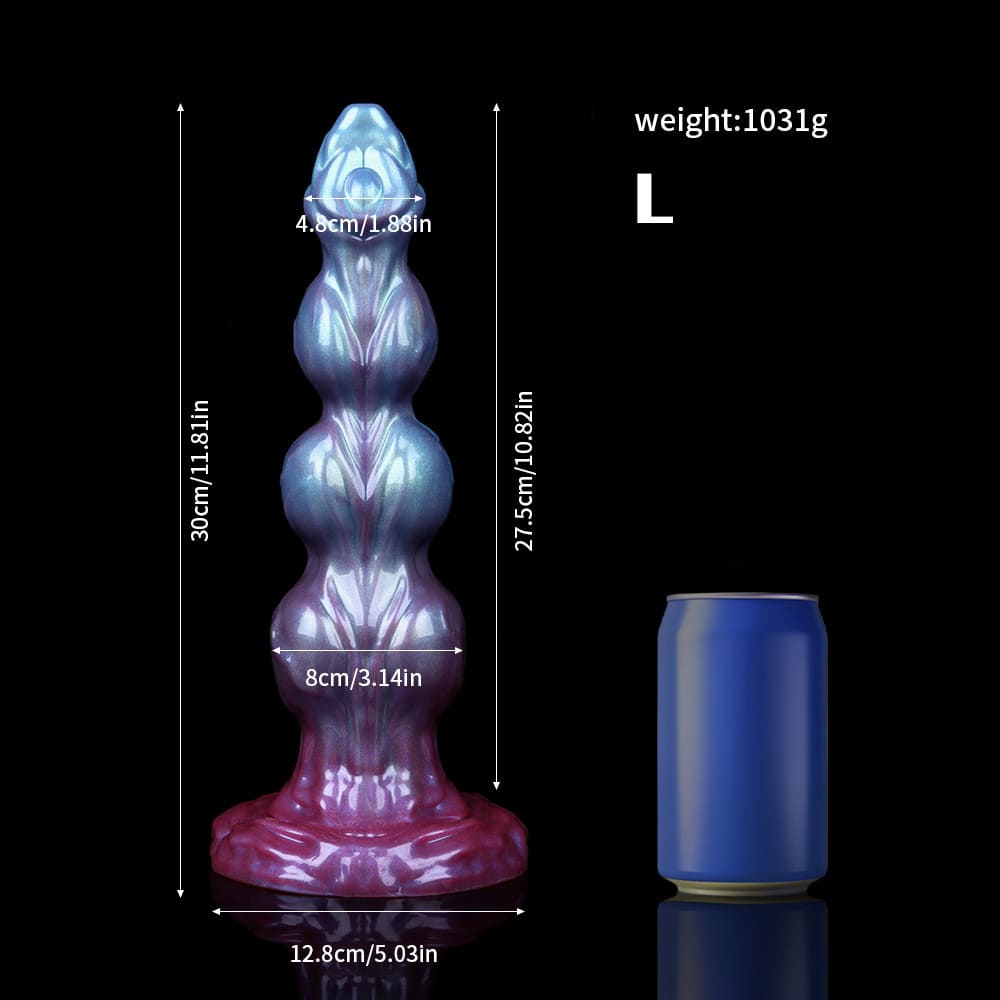 Nebulon - 3 Knots Dildo - Alien Fantasy Dildo - 3 Sizes