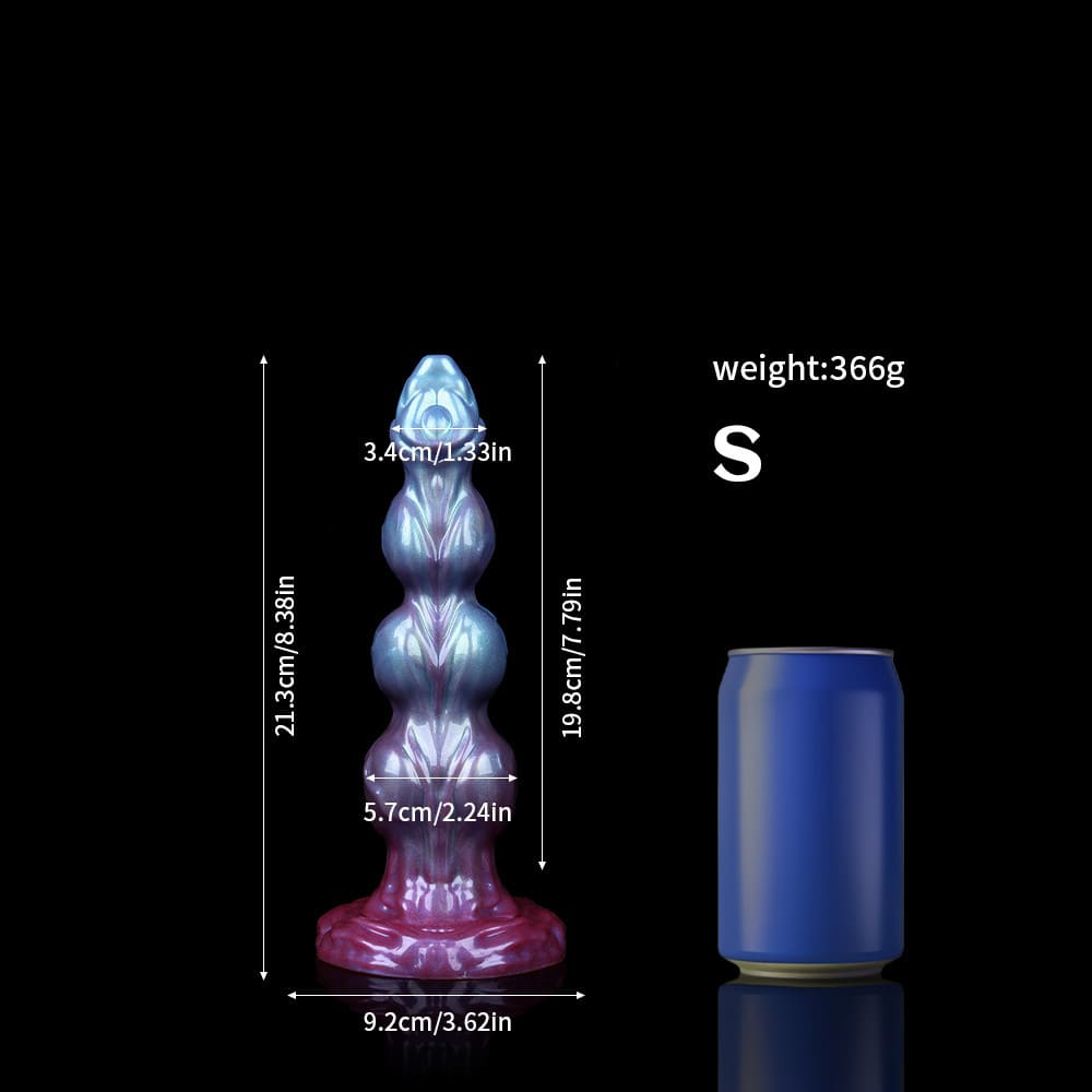 Nebulon - 3 Knots Dildo - Alien Fantasy Dildo - 3 Sizes