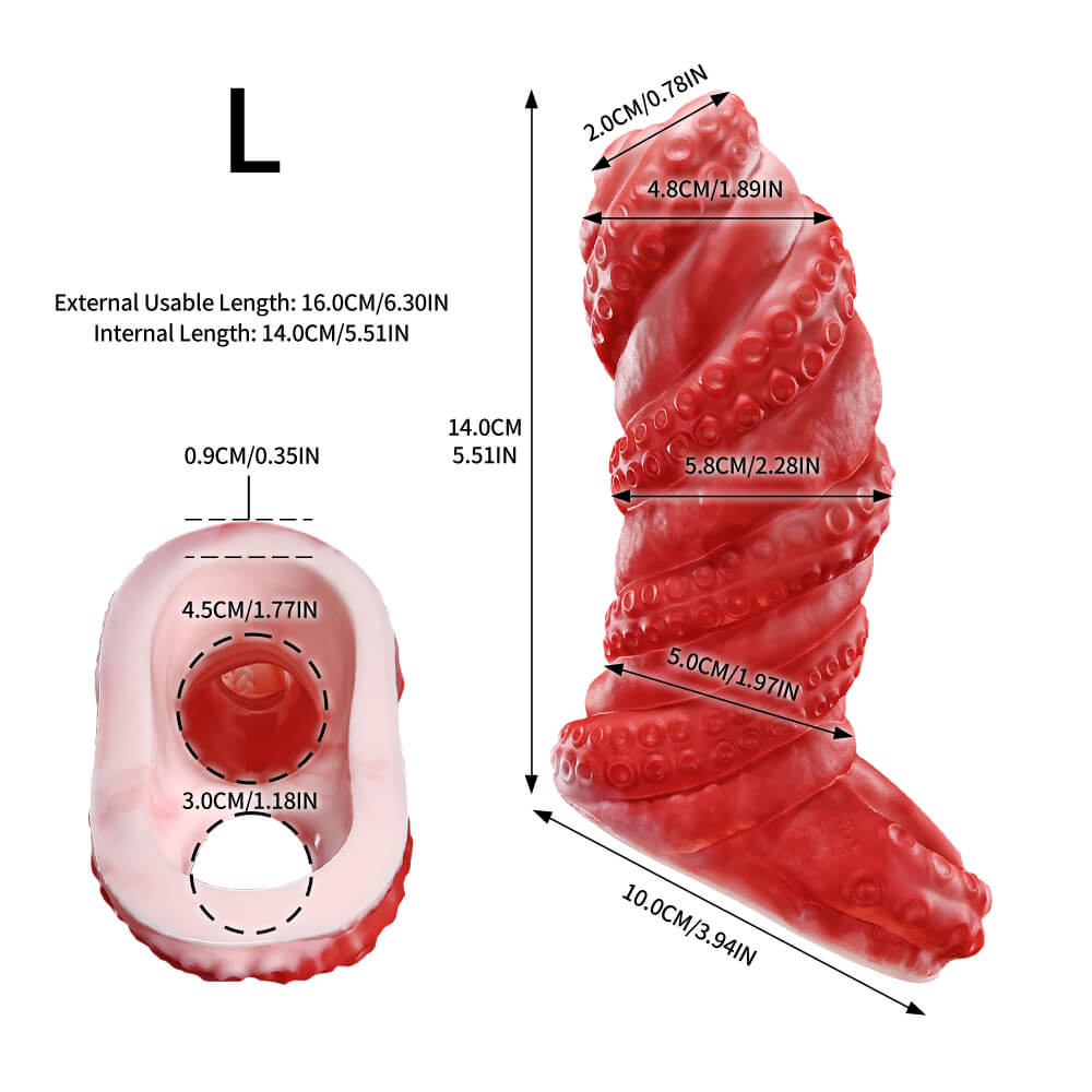 Nothosaur Alla’s Snare - Tentacle Penis Sleeve - Cock Sheath