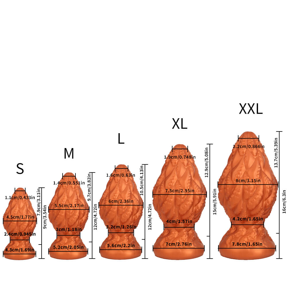 Paul - Tentacle Texture Butt Plug