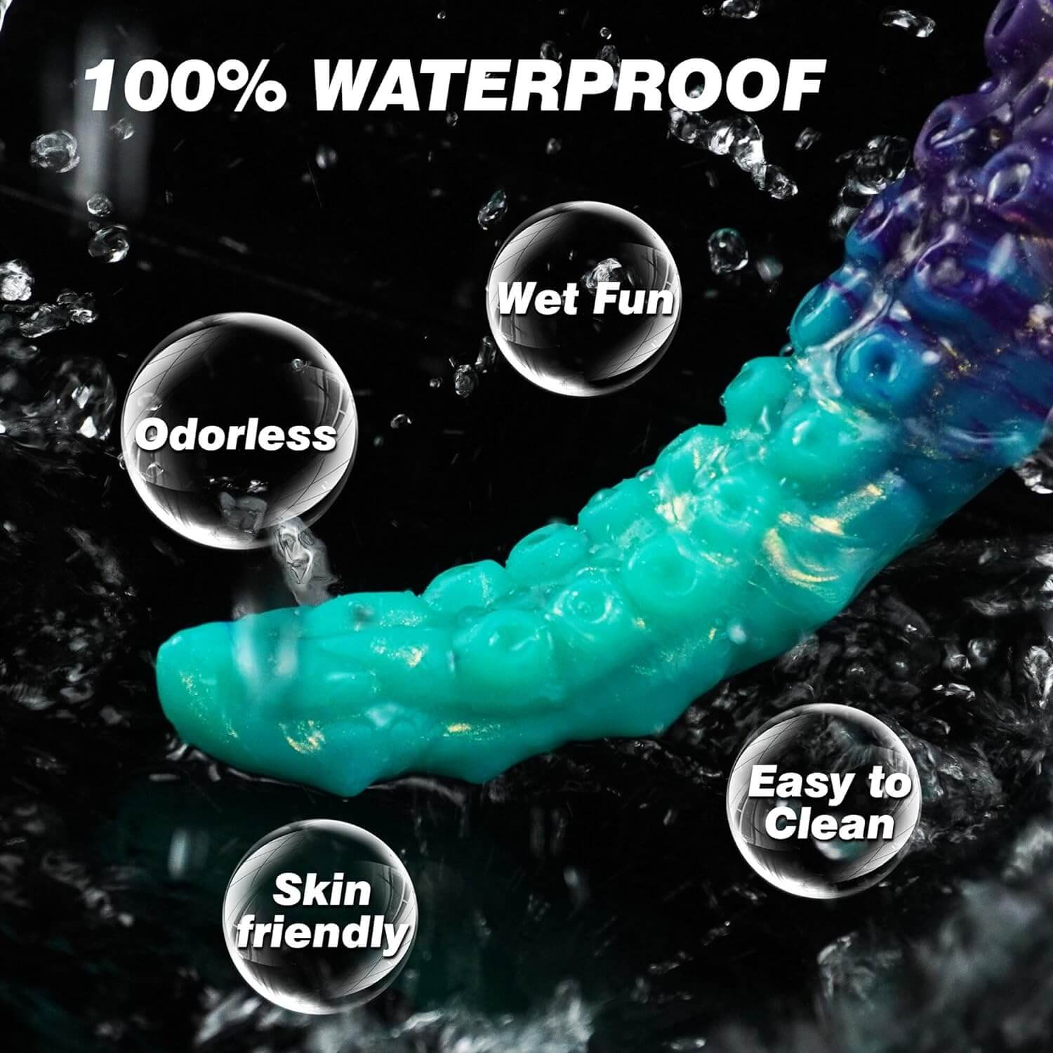 Poseidon - 13.7 Inch Tentacle Dildo - Long Deep Dildo