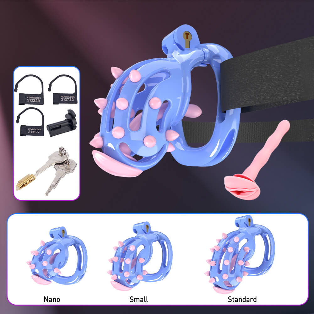 prick-chastity-cage-with-belt-blue