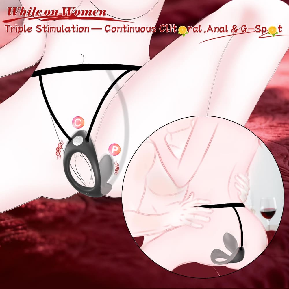 Dale - Strap On Vibrating Butt Plug - Prostate Massager - Clitoral Vibrator