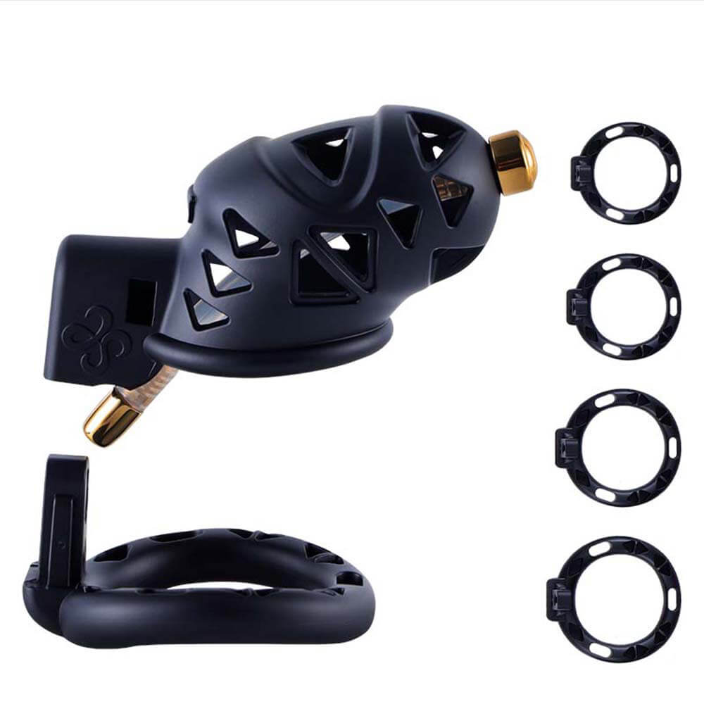 Rattlesnake - Chastity Cage with Butt Plug