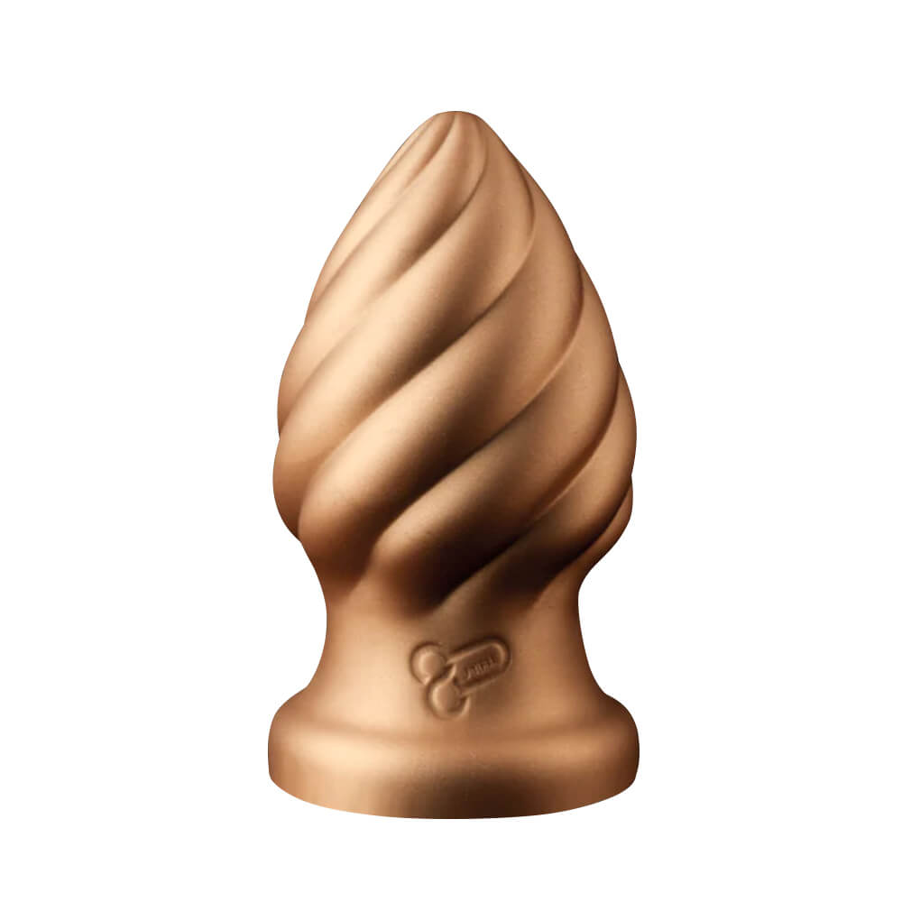 Plug anal en silicone spirale - Plug anal pour dbutant - Entraneur a