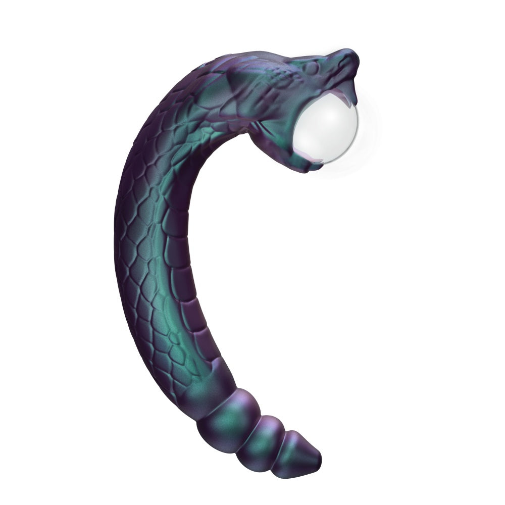 Temptasia Rattlesnake Dual-Ended Vibrator - Plasma Vibrator - Prostate & G Spot Stimulator