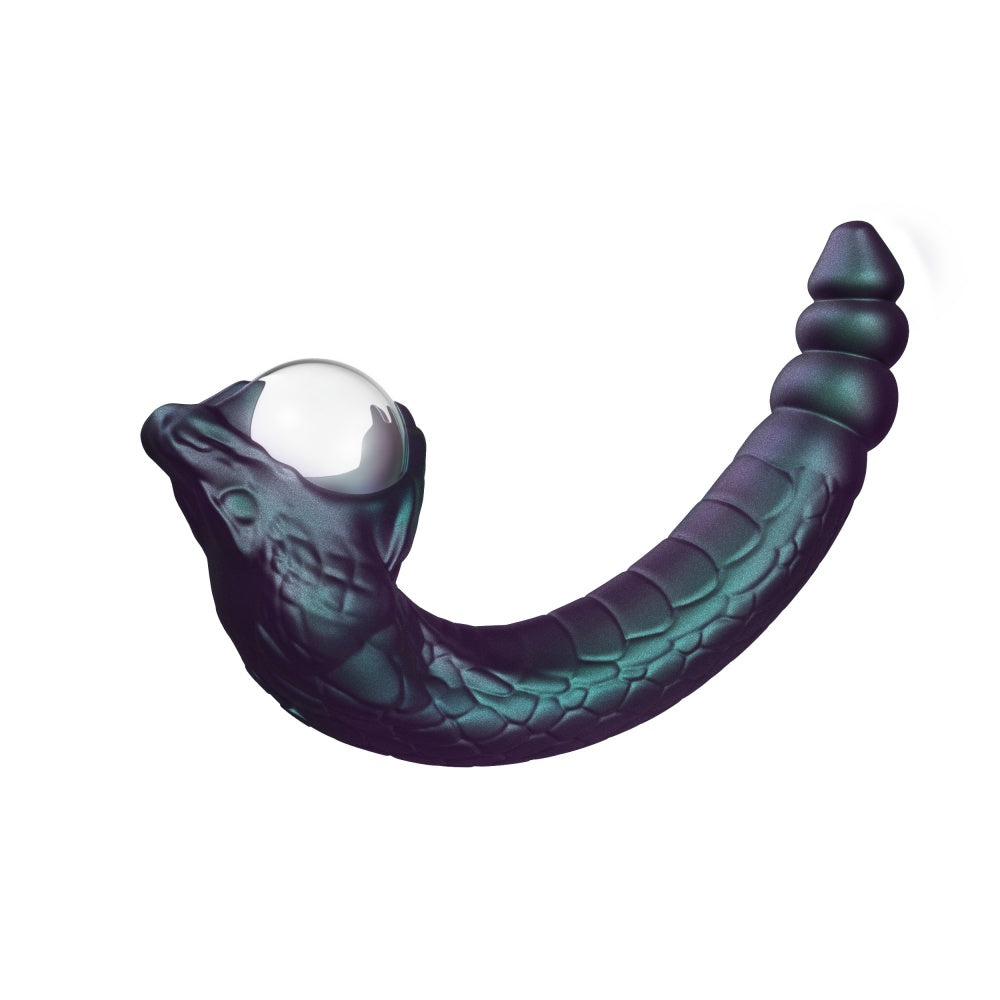 Temptasia Rattlesnake Dual-Ended Vibrator - Plasma Vibrator - Prostate & G Spot Stimulator