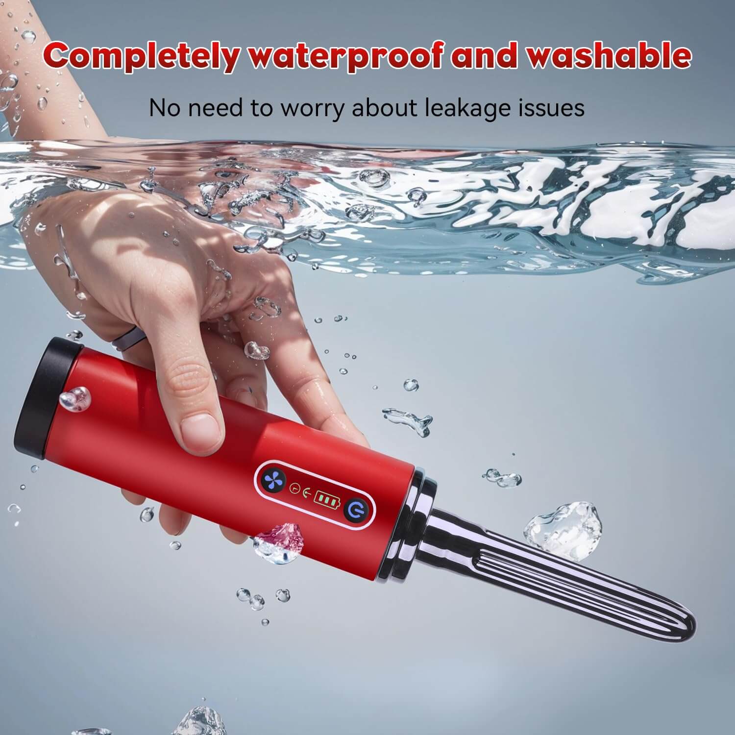 Traman - Electric Anal Douche - Rotating Nozzle