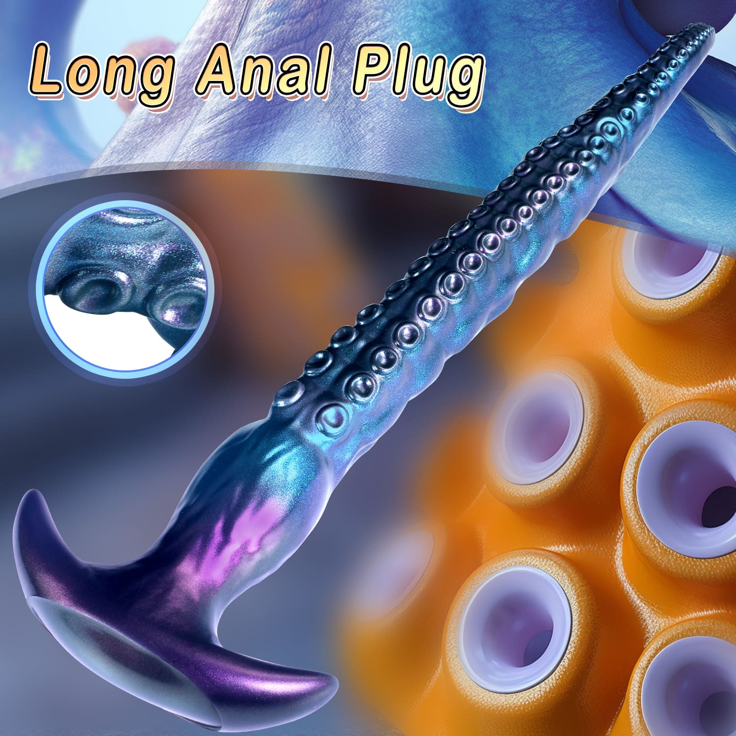 VoidWhip - Tentacle Dildo - Long Butt Plug - 3 Sizes