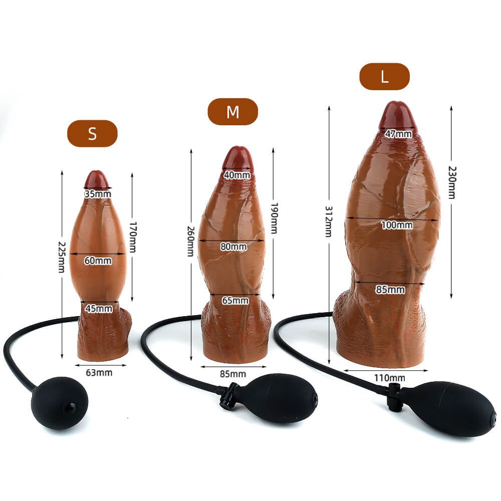 yiren-inflatable-dildo-realistic-brown-expanding-dildo