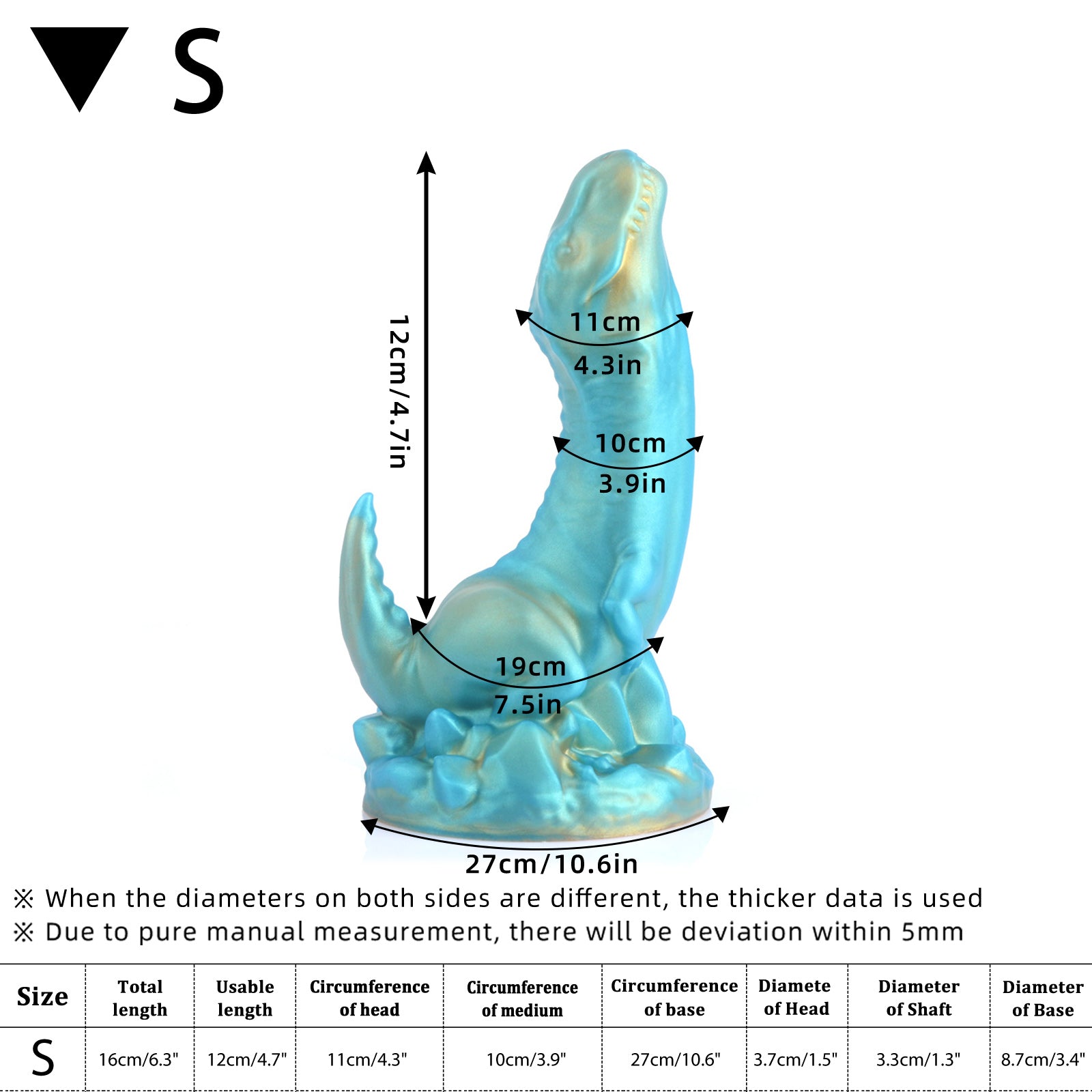 Nothosaur VELOX - Fantasy Dildo - Animal Dildo - Dragon Dildo
