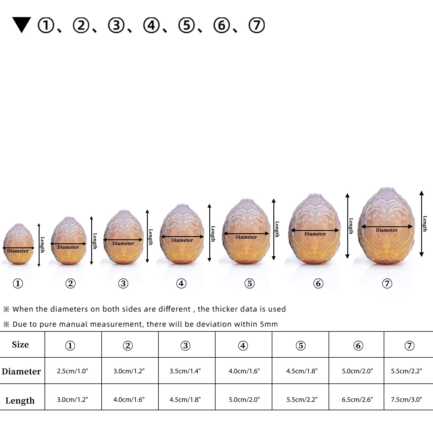 Nothosaur OGG - Ovipositor Dildo Oviform Trained Egg - Monster Kegel Egg