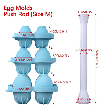 Nothosaur - Egg Mold+Push rod Size M