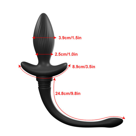 Vibrating Anal Plug Puppy Tail Anal Plug Can Be Worn For a Long Time