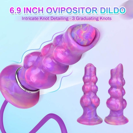 6.9_Inch_Ovipositor_Dildo_Luminous_Dog_Dildo_Knot_Dildo_1