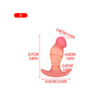 6_Inch_Realistic_Dildo_Huge_Butt_Plug_Anal_Dildo_Wearable_Dildo_Prostate_Massager_Size_S