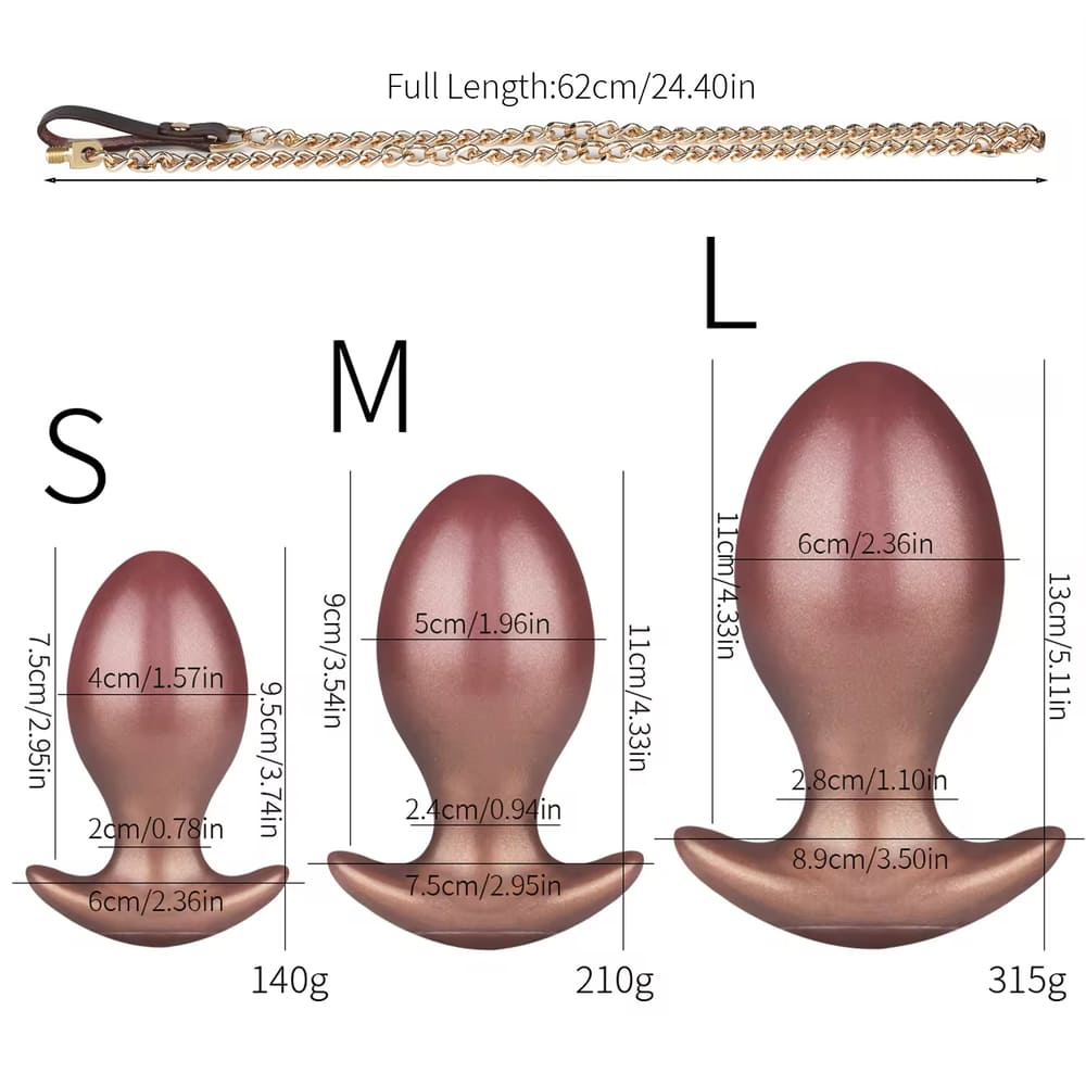 Aether-Bulb-Silicone-Chain-Butt-Plug-Anal-Training-Toy