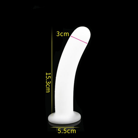 White Butt Plug - Beginner Anal Dilator - Anal Dildo - 3 Sizes Anal Trainer
