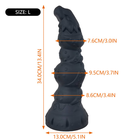 Animal-Dildo-4Knots-Dildo-Anal-Toys-With-Suction-Cup-black-sizeL