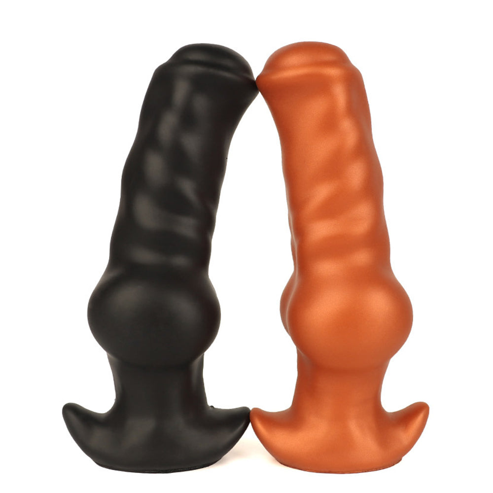 Huge-Anal-Toys-Thick-Knot-Anal-Stimulator-nchor-Shape-Base-For-Anal-Sex Games-black&gold