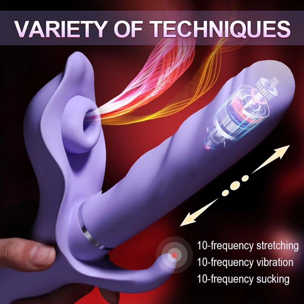 Aria-3-in-1-Thrusting-Dildo-Vibrator-G-Spot-Clitoral-Anal-Pleasure