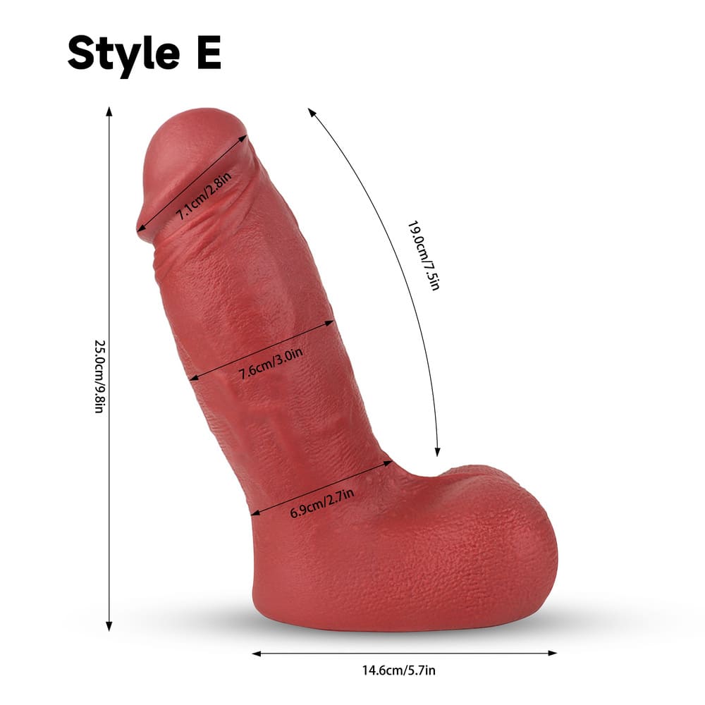 Aurelius-Silicone-Realistic-Curved-Dildo