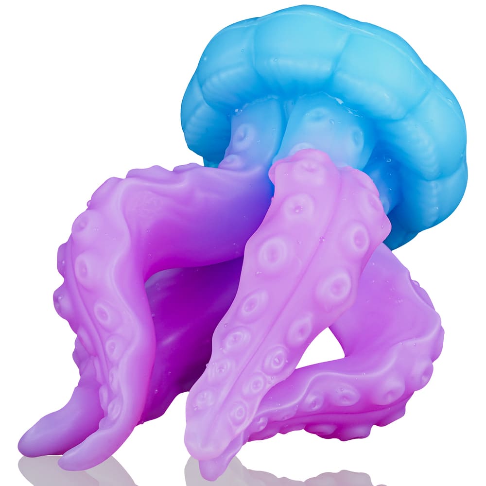 Aurellia-Jellyfish-Fantasy-Anal-Plug-Glow-in-The-Dark-Tentacle-Toy