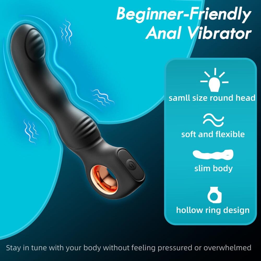 Auron-Finger-Ring-Prostate-Massager-Anal-Vibrator