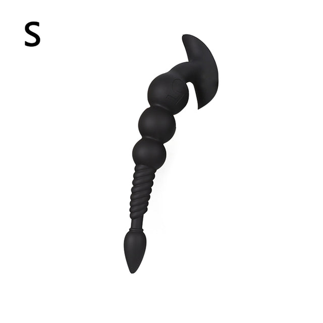 Fox Tail Anal Beads - Cone Head Anal Sex Toy - Progressive Prostate Massager