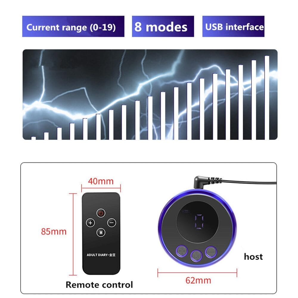 Beaded Blade - Remote-Control E-Stim Urethral Sound