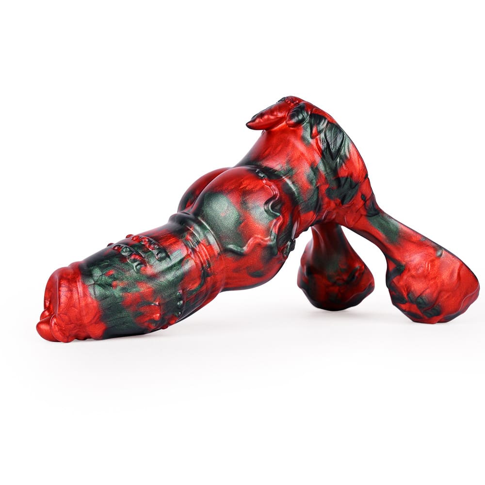 BlazeKnot-7.7-Inch-Silicone-Fantasy-Dildo_Dog-Knot-Dildo_5